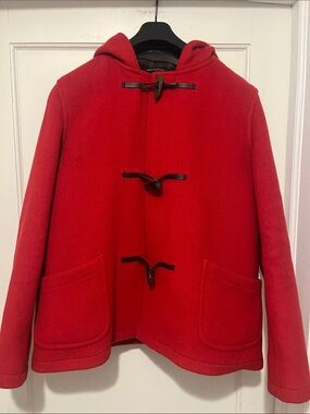Original Montgomery Women's short Red Duffle Coat